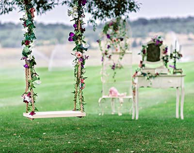 Sua cerimônia em uma fazenda na Itália